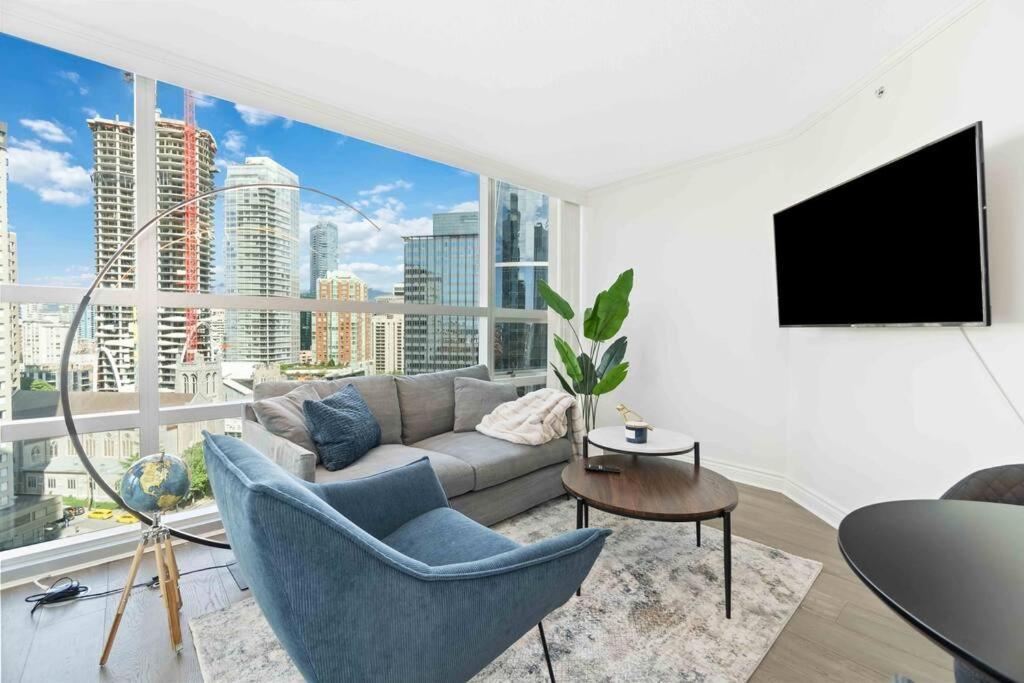 2Br Condo With Breathtaking View In Downtown! Free Parking - 6 Sleep Ванкувер Екстер'єр фото