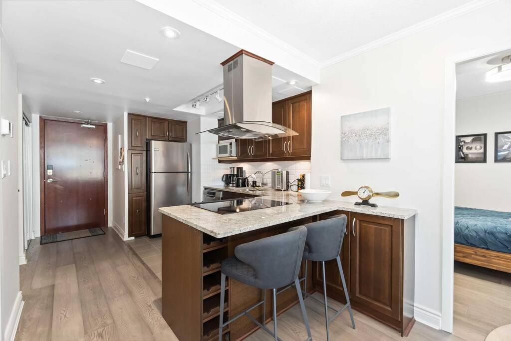 2Br Condo With Breathtaking View In Downtown! Free Parking - 6 Sleep Ванкувер Екстер'єр фото
